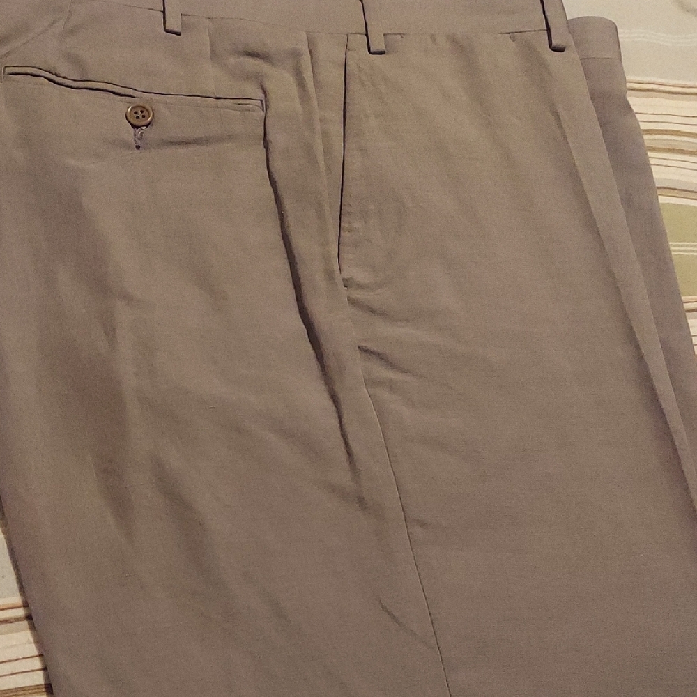 Canali Men's Khaki Chinos